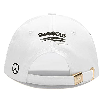 Baseball Cap for Women Men - Adjustable Size Hat - color: Soft White