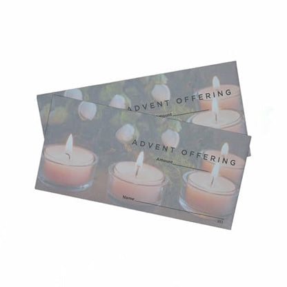 Advent Offering Envelopes for Church | 3" x 6 5/16" (100)