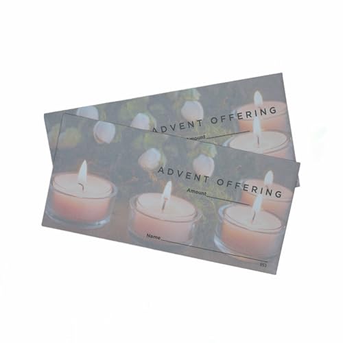 Advent Offering Envelopes for Church | 3" x 6 5/16" (100)