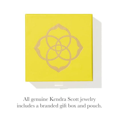 Kendra Scott Cross Pendant Necklace, Fashion Jewelry for Women - color: GOLD-MATTE BLUSH PINK DICHROIC GLASS
