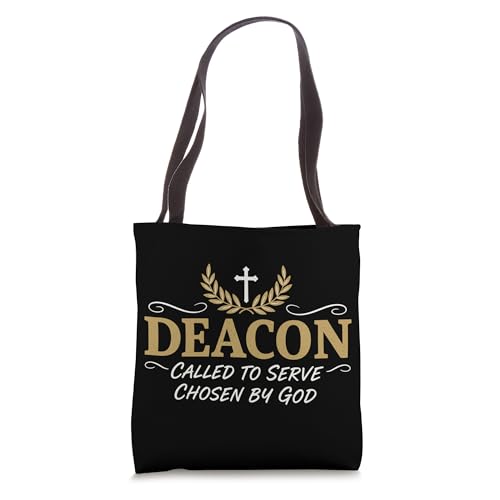 Deacon Called to Serve Chosen by God Christian Church Tote Bag