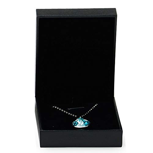Oirlv Black Necklace/Pendant Box, Jewelry Display Case for Anniversary - color: Pendant box
