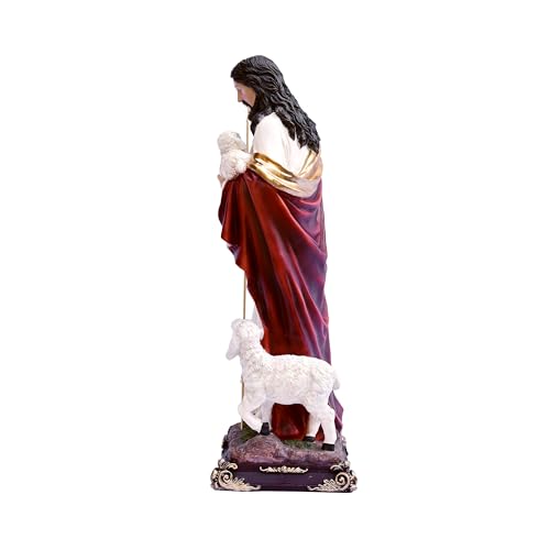 Hi-Line Gift Ltd. 24in Good Shepherd Figure Religious Decor Indoor/Outdoor