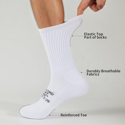 Christian Socks 6 Pairs, Cross Socks, Faith Inspired Religious Socks for Men Women, Church and Everyday Wear
