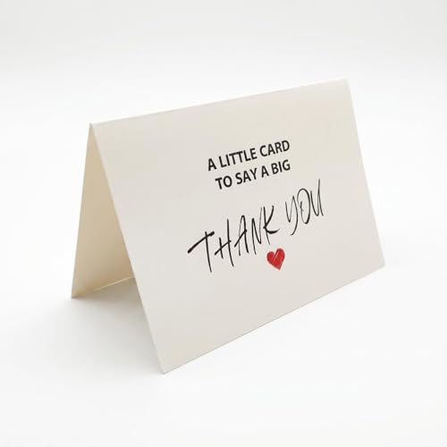 Thank You Cards with Envelopes, 25 Pack 4x6 Inch