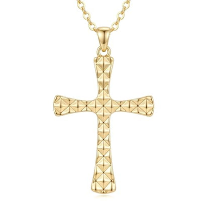 KQ&TTENG 14k Gold Plated Four Leaf Clover Necklace Irish Jewelry Wedding Anniversary Birthday Gifts for Women Wife Mom Girlfriend - color: A08