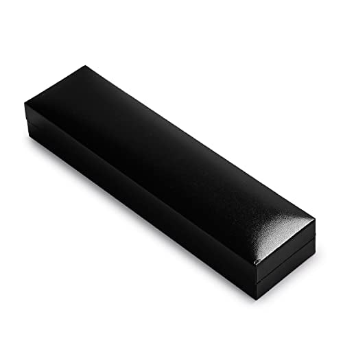 Oirlv Black Necklace/Bracelet Gift Box Jewelry Display Storage Case - color: Long necklace box