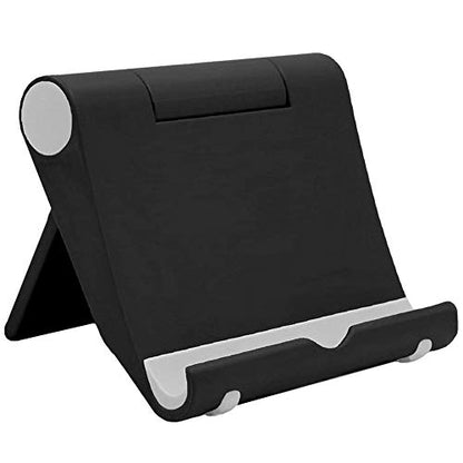 VOVIGGOL Cell Phone Stand for Desk, Foldable Cell Phone Holder Mobile Stand Phone Dock, Adjustable Phone Stand Holder Compatible with iPhone 16 15 14 13 12 11 Pro Max Samsung Huawei