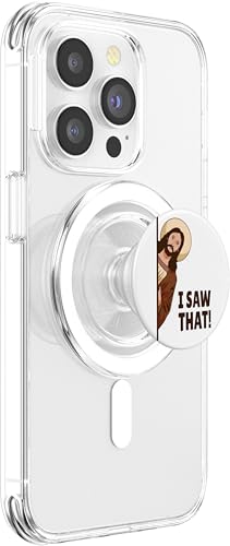 I Saw That! Jesus - Sin Joke PopSockets MagSafe PopGrip for iPhone - style: MagSafe