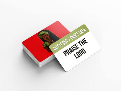Prayer Warrior – Bible Charades Card, Christian Bible Trivia and Charades Card Game for Adults, Families, and Church Groups, Great Gift for All