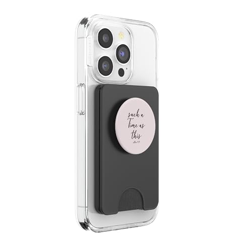 Christian Bible Verse for Women Light Pink Esther 4 14 PopSockets PopWallet for MagSafe - style: Magnetic PopWallet