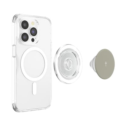 Jesus Simple Christian Cross PopSockets PopGrip for MagSafe - style: Magnetic PopGrip