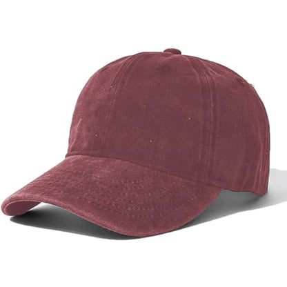 Christian Baseball Cap for Men & Women - Embroidered Jesus Cross Hat, Adjustable Christian Gifts - color: Red