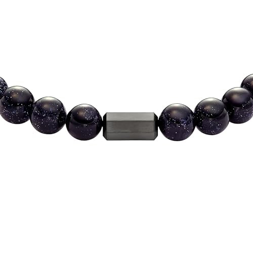 Fossil Men's Beaded Bracelet - color: Black Bead