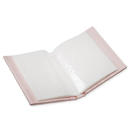 My First Communion Pink Silk 4x6 Photo Album with Bow