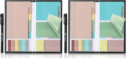 Mr. Pen- Transparent Sticky Notes Set, 820 Pack - color: Morandi, size: 1 Set (Pack of 2)