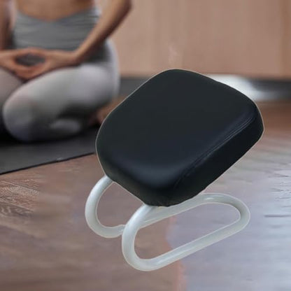 Kneeling Meditation Stool, Prayer Bench Adjustable Height, Portable Meditation Bench, for Studio Praying Prayer (Black C) - color: Black C