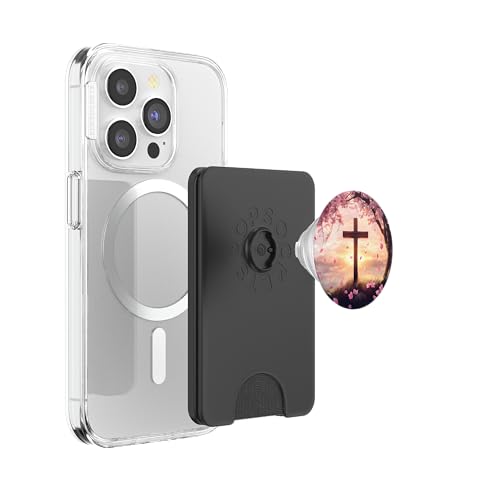 Christian Cross PopSockets PopWallet for MagSafe - style: Magnetic PopWallet