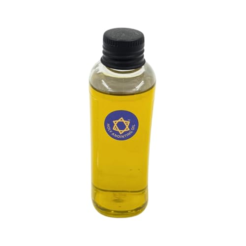 Holy Anointing Oil from Israel, Holy Spiritual Oils Bottles from Jerusalem Blessed, Handmade with Natural Ingredients and Blessed for Wedding Ceremony, Religious Use, 3.4 Fl Oz - size: 3.4 Fl Oz (Pack of 1)