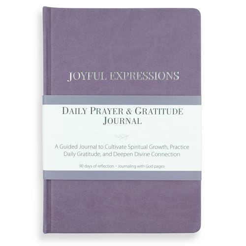 Prayer & Gratitude Journal for Women | 90-Day Christian Devotional with Bible Verses, Guided Prompts, Daily Reflections, Affirmations & Prayer Tracker | Faith-Based Journal for Spiritual Growth - color: Light Purple