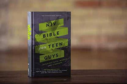 NIV, Bible for Teen Guys, Hardcover: Building Faith, Wisdom and Strength
