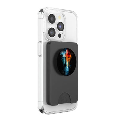 Church Religious Christian Believer Christianity PopSockets PopWallet for MagSafe - style: Magnetic PopWallet