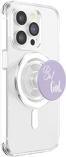 Religious But God Mobile Cell Finger Holder Phone Stand Grip PopSockets PopGrip for MagSafe - style: Magnetic PopGrip