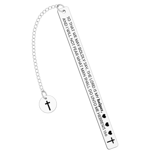 Bible Bookmark Metal Bookmarks Christian Faith Bible Verse Baptism Gifts Inspirational Religious Gifts for Sister Mom Christian Gifts for Book Lovers Women Men Church Supplies - color: Religious Bookmark 05