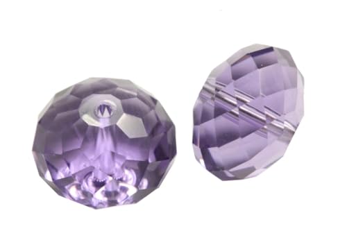 100pcs Adabele Austrian 6mm Rondelle Crystal Beads Tanzanite Purple - color: Tanzanite/Purple, size: 4mm x 6mm - 100pcs