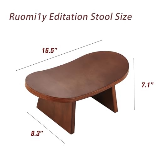 Meditation Bench - Ergonomic Kneeling Stool for Yoga & Prayer, Portable Floor Seating for Home, Office, Travel | Zen & Mindfulness