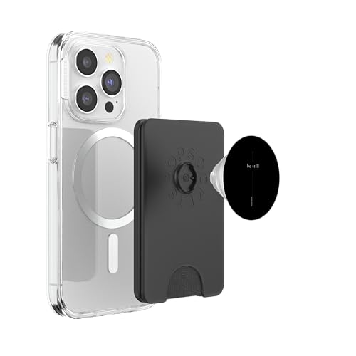 Faith Christian Cross Be Still Verse Psalm 46:10 for Men PopSockets PopWallet for MagSafe - style: Magnetic PopWallet