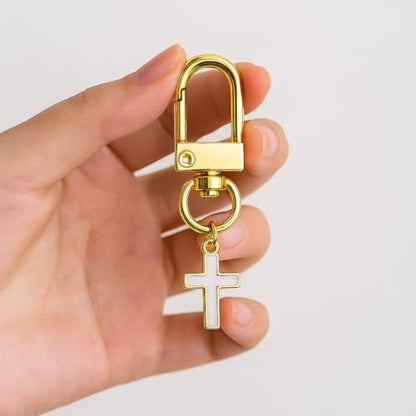 Cross Keychain – Cool Keychains Gifts for Christian, Baptism, Holidays, Keychains for Car Keys - color: Cross7