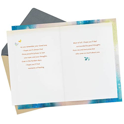 Hallmark Sympathy Card (Moments of Healing) - color: Moments of Healing
