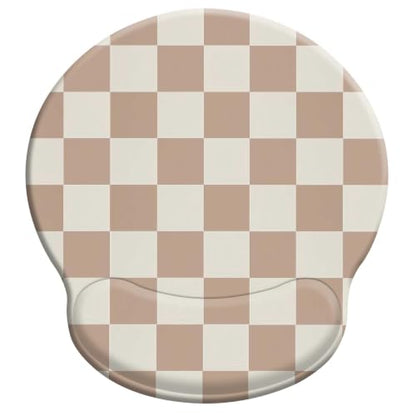 Ergonomic Mouse Pad with Wrist Support,Gaming Mousepad with with Non-Slip - color: Round-D3