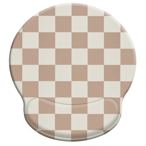 Ergonomic Mouse Pad with Wrist Support,Gaming Mousepad with with Non-Slip - color: Round-D3