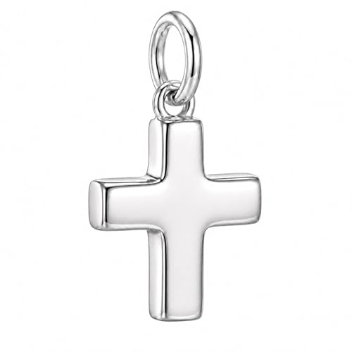 Hawaiian Silver Jewelry 925 Sterling Silver Mini Cross Charm Pendant - style: Sterling Silver