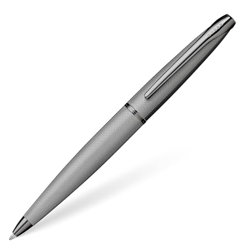 Cross ATX Ballpoint Pen, Medium Point, Black Ink - color: Sandblasted Titanium Gray