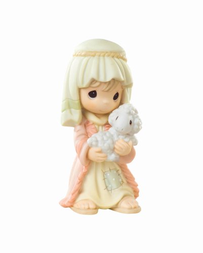 Precious Moments Nativity Series, Said The Little Lamb to The Shepherd Boy