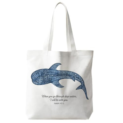 JINYO Christian Canvas Tote Bag, Bible Tote Bags for Women - color: Christian Tote Bag-5