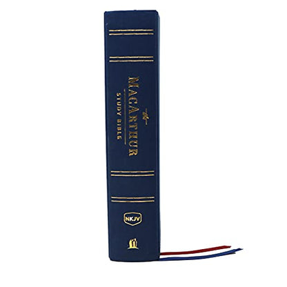 NKJV, MacArthur Study Bible, Blue Cloth over Board, Comfort Print: Unleashing God's Truth One Verse at a Time (Holy Bible, New King James Version)