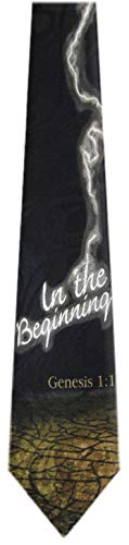 Mens Christian Themed Jesus Crosses Novelty NeckTie Ties - color: Black Brown
