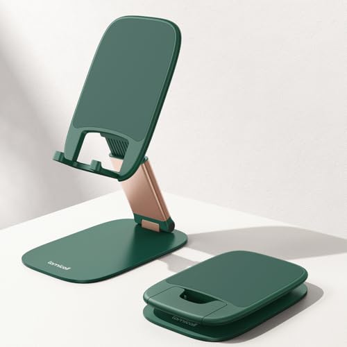Lamicall Ultra-Thin Phone Stand, Green Office Desk Decor Accessories - color: Green