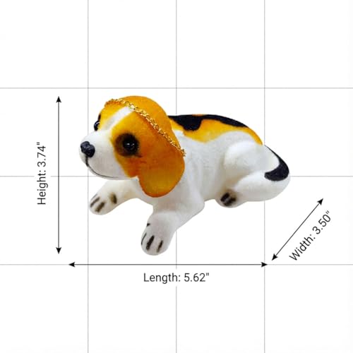 Nodding Beagle Car Dashboard Decoration - size: Beagle