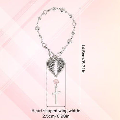 Cross Rear View Mirror Charm