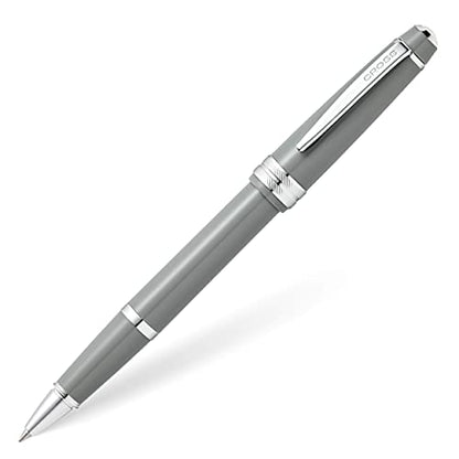 Cross Bailey Light Rollerball Pen, Polished Gray, Medium Point, Black Ink - color: Polished Gray