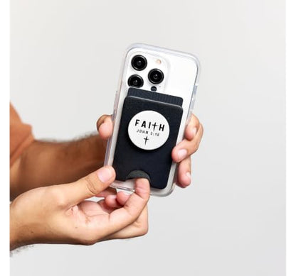 John 3:16 3 16 Faith - God Jesus Quote Christian PopSockets PopWallet for MagSafe - style: Magnetic PopWallet