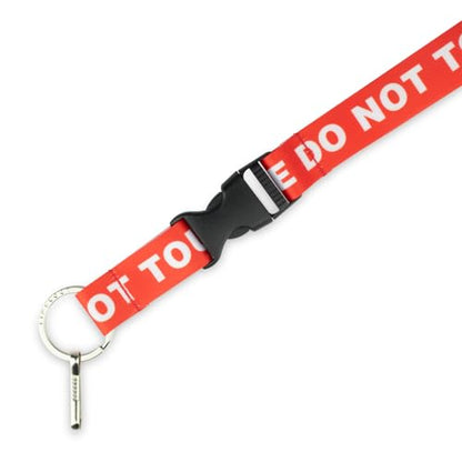 Limeloot Lanyard – Soft Neck Lanyard with Quick Release & Key Ring – ID Badge Holder & Keychain Lanyard for Men & Women - color: Do Not Touch