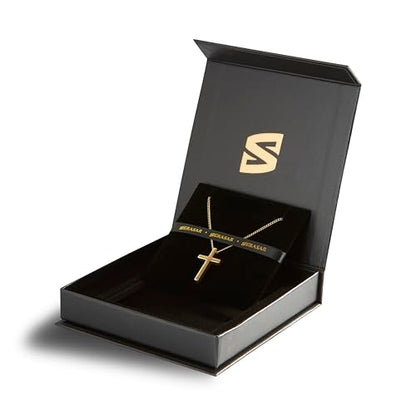 SERASAR Premium Necklace Women| 316L Stainless-Steel | 18 Carat - color: Gold, style: Hope