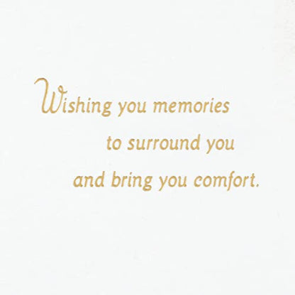 Hallmark Sympathy Card (Let There Be Memories) - color: Modern Floral
