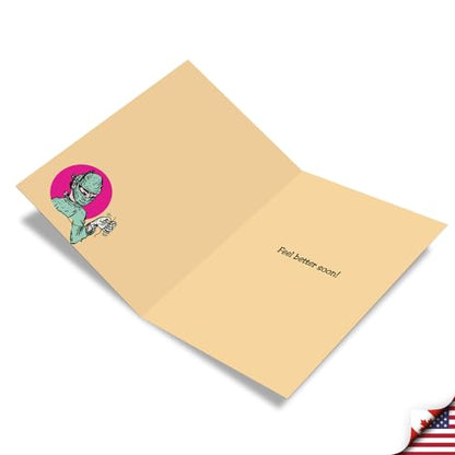 NobleWorks Jumbo Get Well Greeting Card w/Envelope Dang Surgeon J9743 - style: Dang Surgeon